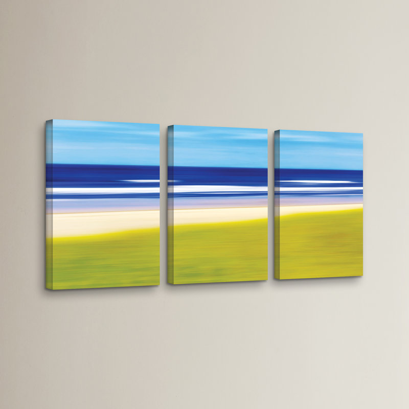Highland Dunes From The Dunes On Canvas 3 Pieces by Katherine Gendreau